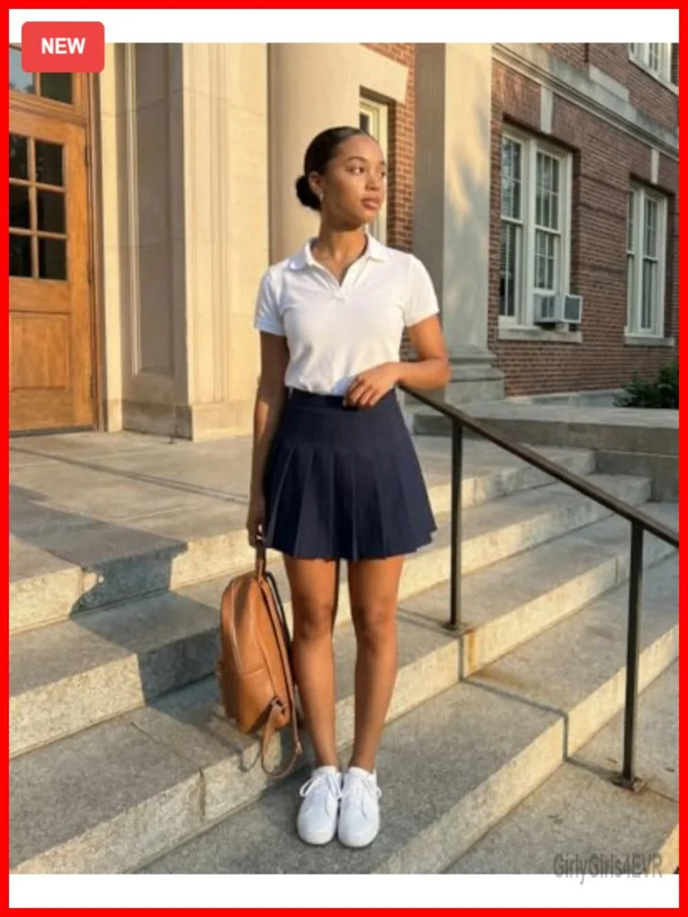 Women's Pleated Skort High Waisted Tennis Miniskirt with Inner Shorts Athletic